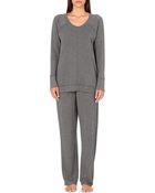 Donna Karan New York Jersey Pyjama Top - Lyst