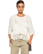 By Malene Birger Josta Linen-Blend Sweater - Lyst