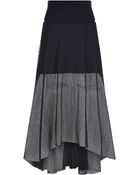 Chloé Sheer Lace Long Skirt - Lyst