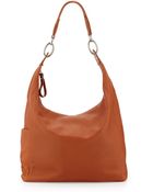 Longchamp Foulonne Pebbled Hobo Bag - Lyst