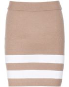 Edun Stretch-Wool Skirt - Lyst
