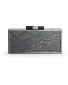 Mango Metallic Box Clutch - Lyst