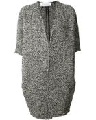 Gianluca Capannolo Oversized Short Sleeve Coat - Lyst