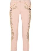 Isabel Marant Monroe Embroidered Lowrise Skinny Jeans - Lyst