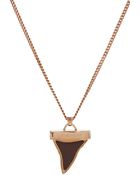 Givenchy Leather Shark Tooth Pendant Necklace - Lyst