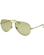 MICHAEL Michael Kors Women'S Aviator Lime Sunglasses - Lyst