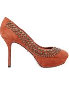 Sergio Rossi Platform Pumps - Lyst