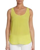 French Connection Prism Silk Tank Top - Lyst