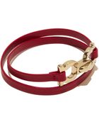 Ferragamo Double Gancio Bit Bracelet - Lyst