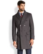 Brunello Cucinelli Wool/Cashmere Nautico Coat - Lyst