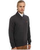 Fred Perry Classic Shawl Neck Sweater - Lyst