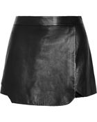 Jonathan Simkhai Leather Shorts - Lyst