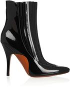 Alexander Wang Magda Patent-Leather Ankle Boots - Lyst