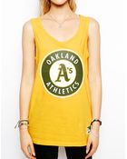 47 Brand Oversized Tank With Oakland Athletics Print - Lyst
