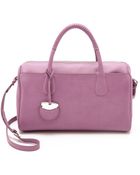 Salvatore Ferragamo Rilva Shoulder Bag - Lila/Griege - Lyst