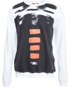 MSGM Abstract Print Sweatshirt - Lyst