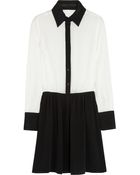 Karl Lagerfeld Derman Washed-Silk Shirt Dress - Lyst