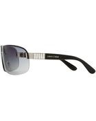 Jimmy Choo Gradient Shield Sunglasses Graypalladium - Lyst