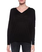 American Vintage Blossom V-Neck Sweater - Lyst