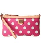 Dooney & Bourke Polka Dot Large Slim Wristlet - Lyst