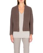Max Mara Fuxia Wool and Cashmere Blend Wrap Cardigan - Lyst
