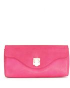 Isaac Mizrahi New York Sandra Leather Clutch - Lyst