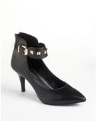 BCBGeneration Olga Studded Leather Pumps - Lyst