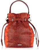 Rebecca Minkoff Harley Textured-Leather Bucket Bag - Lyst