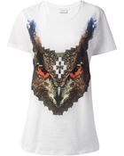 Marcelo Burlon Owl Print Tshirt - Lyst