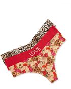 Commando Skulls N Roses-Print Thong - Lyst