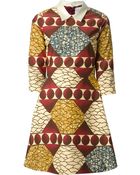 Stella Jean Flared Printed Dress - Lyst