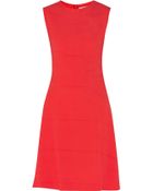Lela Rose Textured Wool-Blend Dress - Lyst