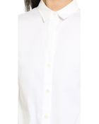 Theory Larissa Ii Luxe Top White - Lyst