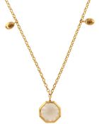 Astley Clarke Octagonal Moonstone Long Necklace - Lyst