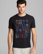 John Varvatos Usa Checkerboard Skulls Graphic Tee - Lyst