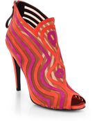 Pierre Hardy Suede Mesh Ankle Boots - Lyst