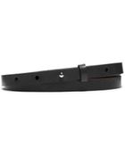 Michael Kors Skinny Leather Belt - Lyst