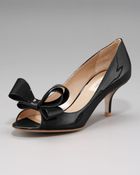 Valentino Couture Bow Pump - Lyst