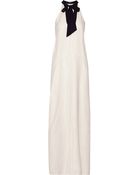 Raoul Tuxedo Silk-Chiffon Maxi Dress - Lyst