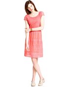 Maison Jules Lace Aline Dress - Lyst