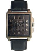 Ben Sherman Black Leather Look Strap Watch Bs029 - Lyst