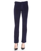 Nydj Marilyn Velveteen Straight-Leg Jeans - Lyst