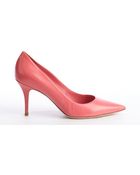 Dior Blush Leather Pointed Toe Pumps - Lyst