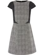 Oasis Bethany Chevron Dress - Lyst