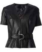 McQ by Alexander McQueen Goatskin Top - Lyst