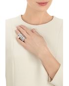 Maison Martin Margiela Hinged Multi-Band Zirconia Ring - Lyst