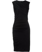 T By Alexander Wang Knee-Length Dress - Lyst