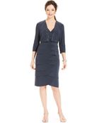 Alex Evenings Petite Beaded Tiered Dress and Jacket - Lyst
