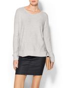 Splendid Mixed Stitch Sweater - Lyst
