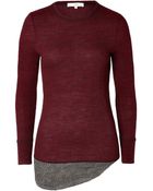 Iro Wool Colorblock Pullover - Lyst